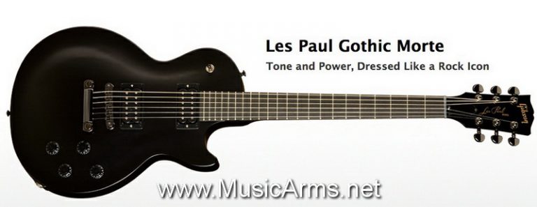 Gibson Les Paul Gothic Morte ขายราคาพิเศษ