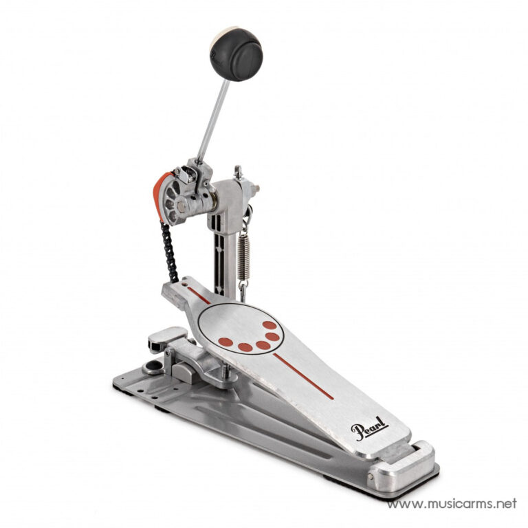 Pearl bass drum pedal with footboard, beater, and chain drive on a white background ขายราคาพิเศษ