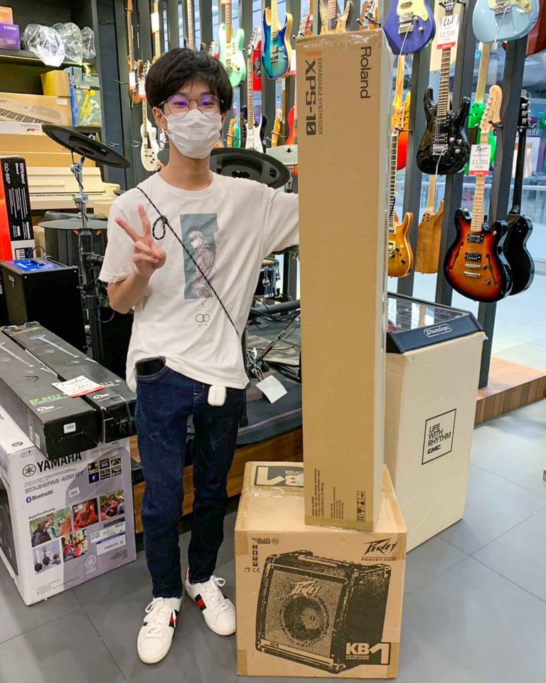 Roland XPS-10 + Peavey KB1 ลูกค้า Music Arms