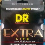 DR BKA-11 Extra Life Black Beauties Medium Lite Acoustic Guitar Strings ลดราคาพิเศษ