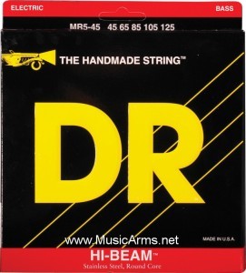 DR MR5-45 Hi-Beam Stainless Steel Medium 5-String Bass Stringsราคาถูกสุด