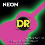 DR NPA-11 NEON Hi-Def Phosphorescent Pink Medium-Lite Acoustic Guitar Strings ลดราคาพิเศษ