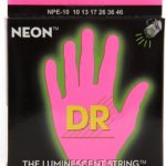 DR NPE-10 Neon Hi-Def Pink K3 Coated Medium Electric Guitar Strings ลดราคาพิเศษ