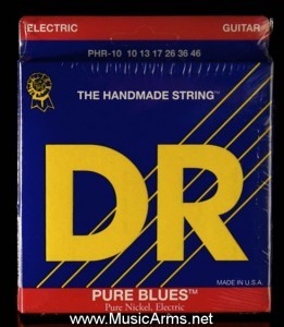 DR PHR-10 Pure Blues Pure Nickel Medium Electric Guitar Stringsราคาถูกสุด