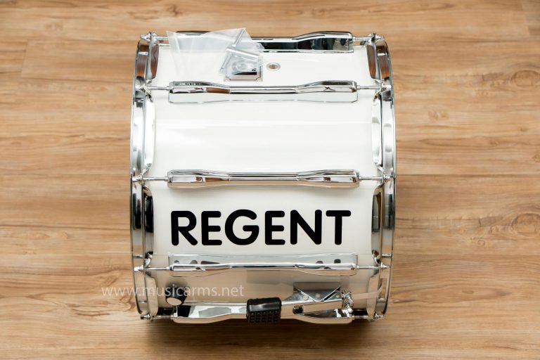 Regent กลองพาเหรดขอบเหล็ก 14 นิ้ว 10 หลัก สีขาว เกลียวยาว กล่องจดหมาย x ขายราคาพิเศษ