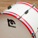 Regent กลองใหญ่ 24 นิ้ว 8 หลัก ขอบไม้ลายธงชาติ สีขาว ขายราคาพิเศษ