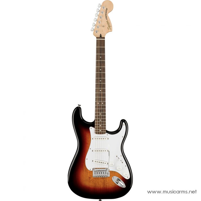 Squier Affinity Stratocaster สี 3-Color Sunburst Indian Laurel neck