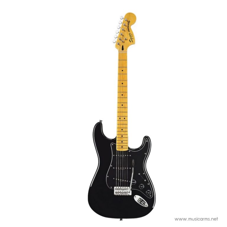 Squier Vintage Modified 70s Stratocaster กีตาร์ไฟฟ้า สี Black  