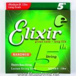 ELIXIR Bass Custom Strings [Medium B#5] ลดราคาพิเศษ