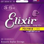 ELIXIR POLYWEB Light Medium (12-56) 8020 Bronze ลดราคาพิเศษ