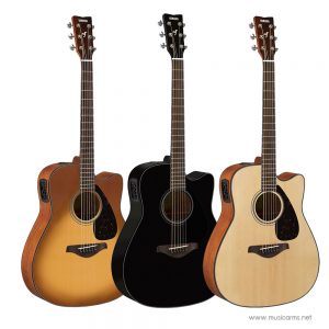 Yamaha FGX800C กีตาร์โปร่งไฟฟ้าราคาถูกสุด | กีตาร์โปร่ง/โปร่งไฟฟ้า Acoustic Guitar