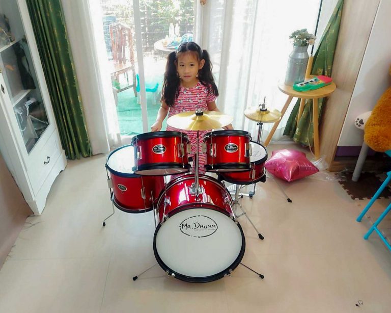 กลองชุดเด็ก Mr.Drumm ลูกค้า Music Arms