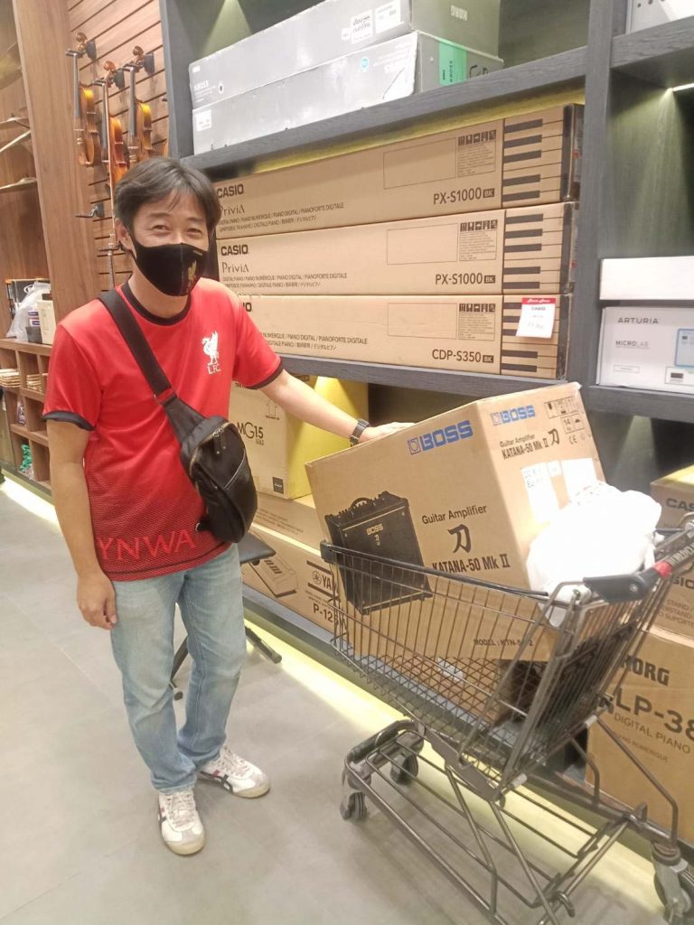 BOSS KATANA 50 ขอขอบคุณลูกค้าจากสาขา โคราช