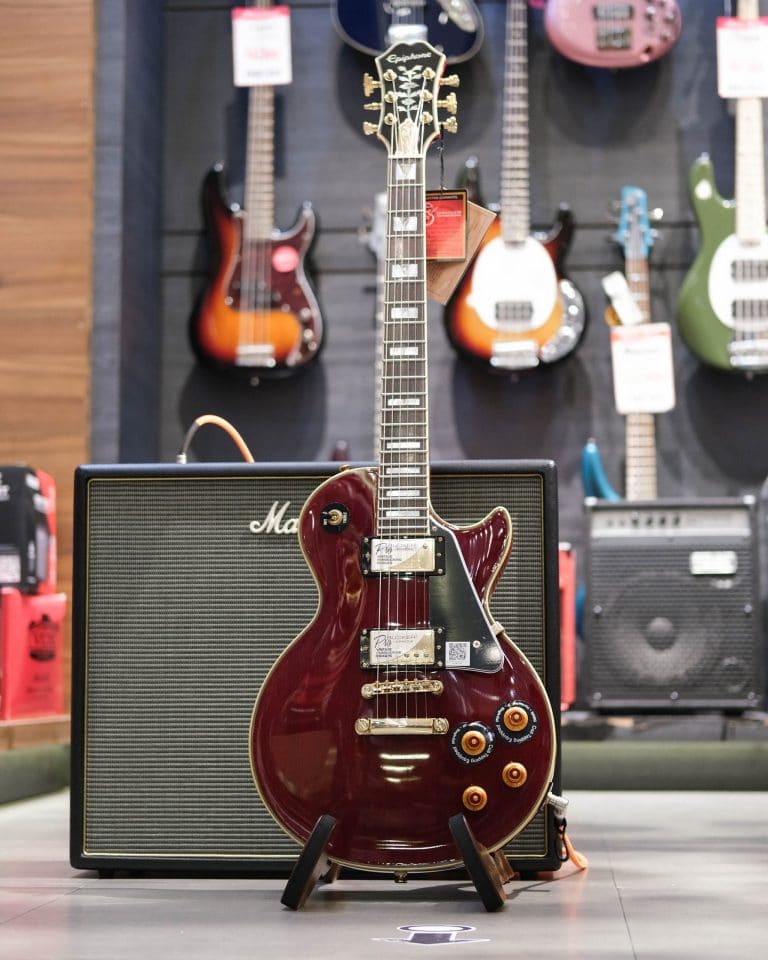 ไฟฟ้า EPIPHONE LP CUSTOM PRO 100 ANNIV LTD ED CHERRY body