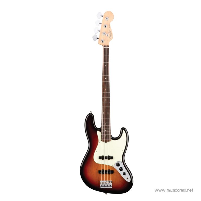 Fender American Professional Jazz Bass เบส 4 สาย สี Rosewood, 3 Tone Sunburst