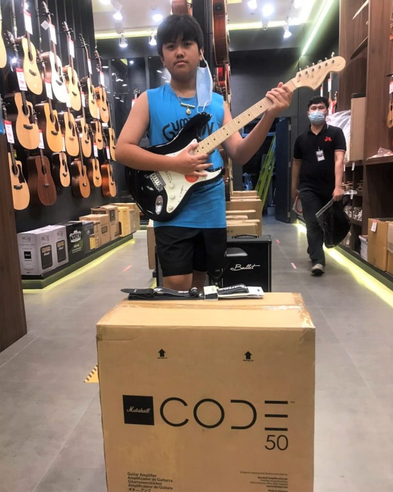 Marshall CODE-50 + SQ Affinity Strat mn ลูกค้า