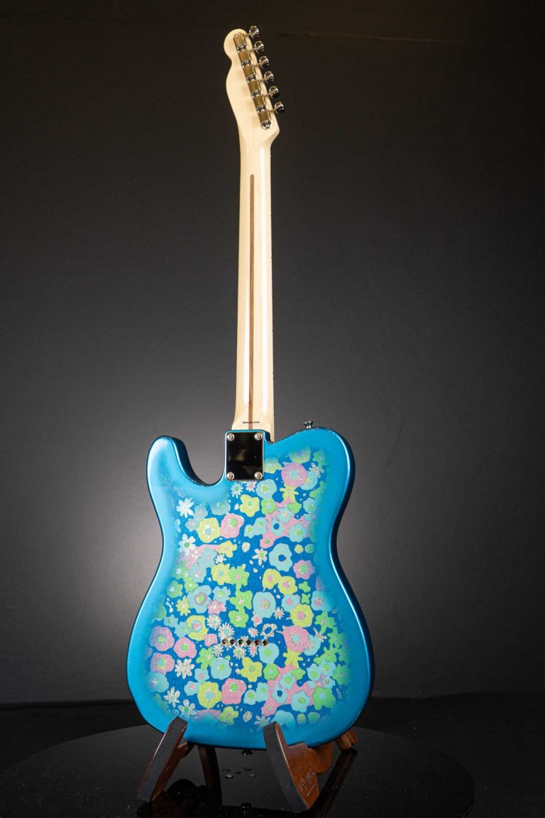 Fender Classic ’69 Blue Flower Telecaster back full body ขายราคาพิเศษ