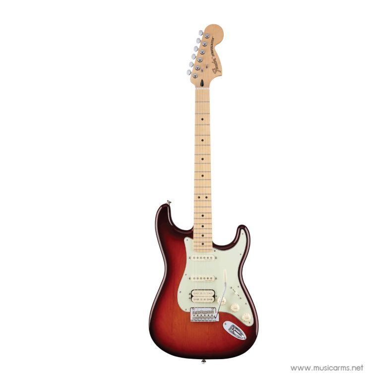 Fender Deluxe Stratocaster HSS กีตาร์ไฟฟ้า สี Tobacco Burst