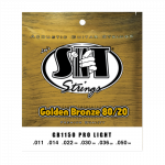 สายกีต้าร์ SIT 11-50 Golden Bronze 80/20 Acoustic Pro Light ลดราคาพิเศษ
