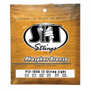 สายกีต้าร์ SIT 10-46 Phosphor Bronze Acoustic 12-Stringราคาถูกสุด