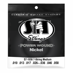 สายกีต้าร์ SIT 10-58 Power Wound Nickel Electric 7-String Lightราคาถูกสุด | SIT