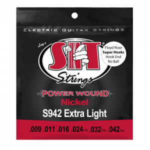 สายกีต้าร์ SIT 9-42 Power Wound Nickel Electric Super Hooks Extra Lightราคาถูกสุด | SIT