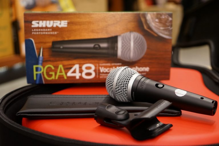 Showcase Shure PGA48-LC ไมโครโฟนไดนามิก