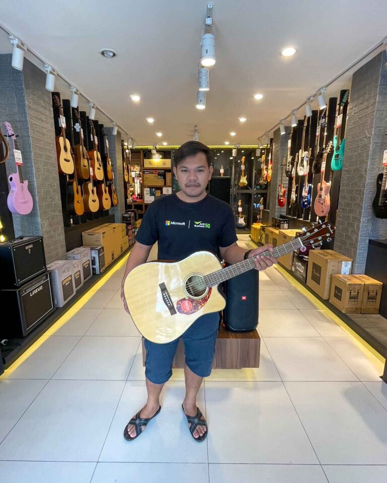 โปร่ง FENDER CD-140SCE N +CASE ชล