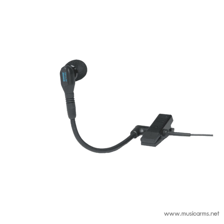 Lavalier microphone with foam windscreen and clip-on base on a coiled cable ขายราคาพิเศษ