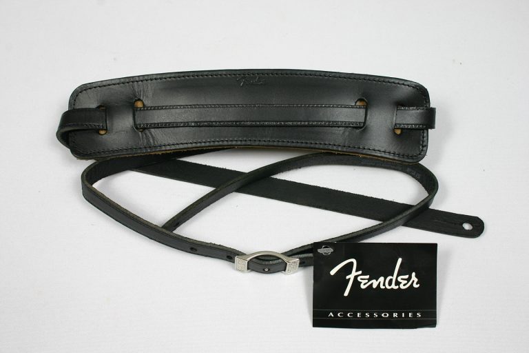 fender_strap_dlx_vintage_black ขายราคาพิเศษ