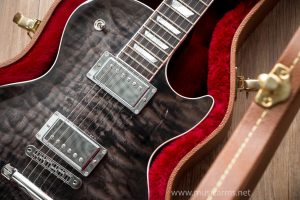 Gibson Les Paul Premium Quilt 2017 – Translucent Ebony Burstราคาถูกสุด