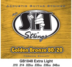 SIT 10 GB1048 Golden Bronze 80/20 Extra Light สายกีตาร์โปร่งราคาถูกสุด