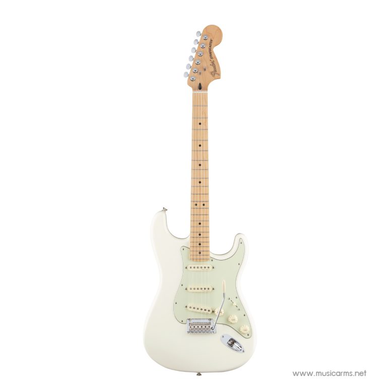 Fender Deluxe Roadhouse Stratocaster กีตาร์ไฟฟ้า สี    Olympic White