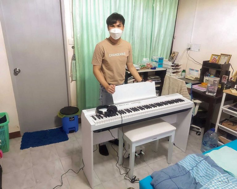 Yamaha P-125 ลูกค้า Music Arms