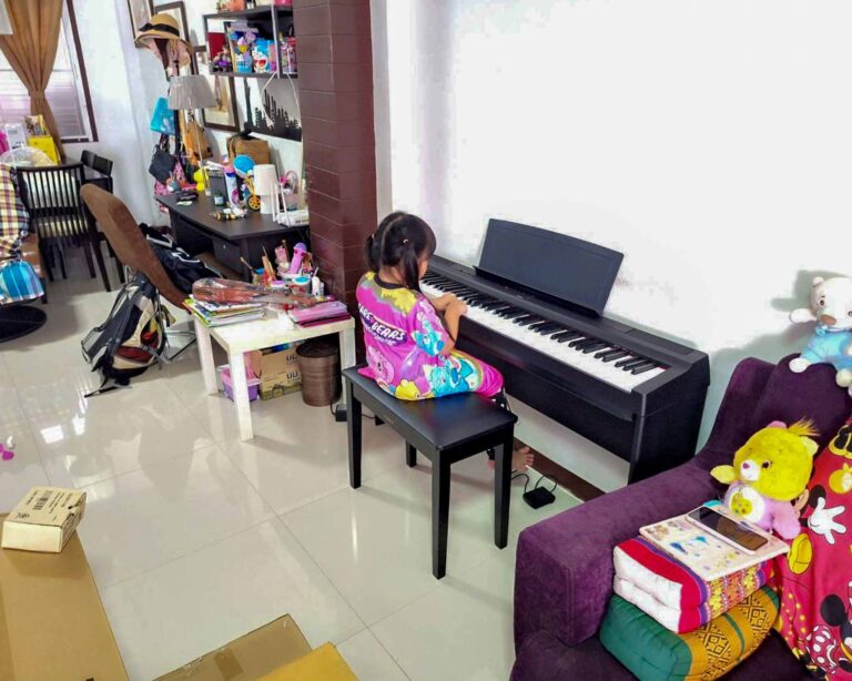 [ประกอบเปียโนไฟฟ้ารุ่นYamaha P-125BK]