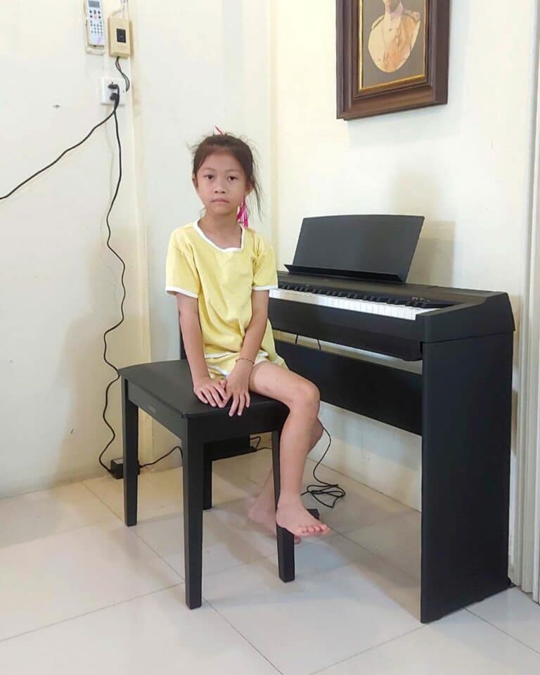 ประกอบเปียโนไฟฟ้ารุ่นYamaha P-125BK z