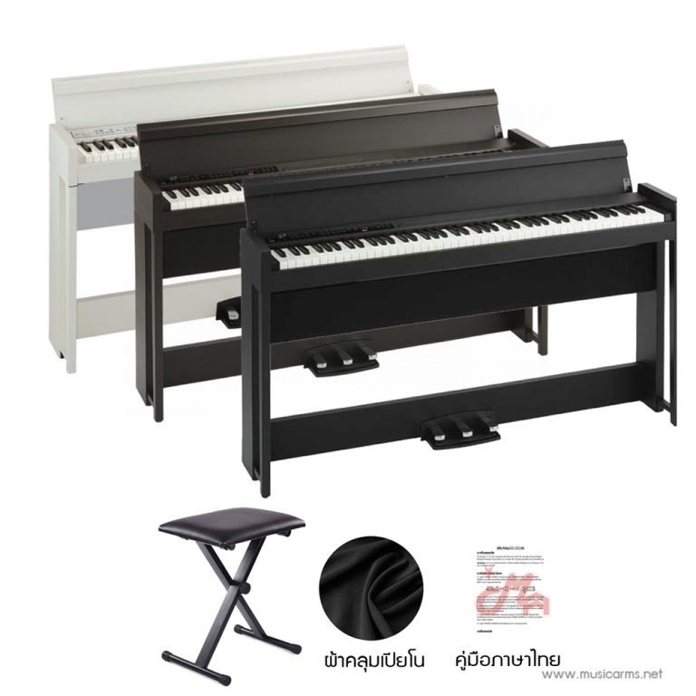 Korg C1 Air เปียโนไฟฟ้า | เพิ่ม เก้าอี้X และ ผ้าคลุมเปียโน ฿40300