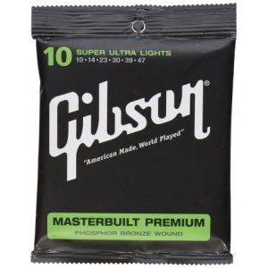 Gibson Acoustic String MasterBuilt Premium 10-47 สายกีตาร์โปร่งราคาถูกสุด | Gibson