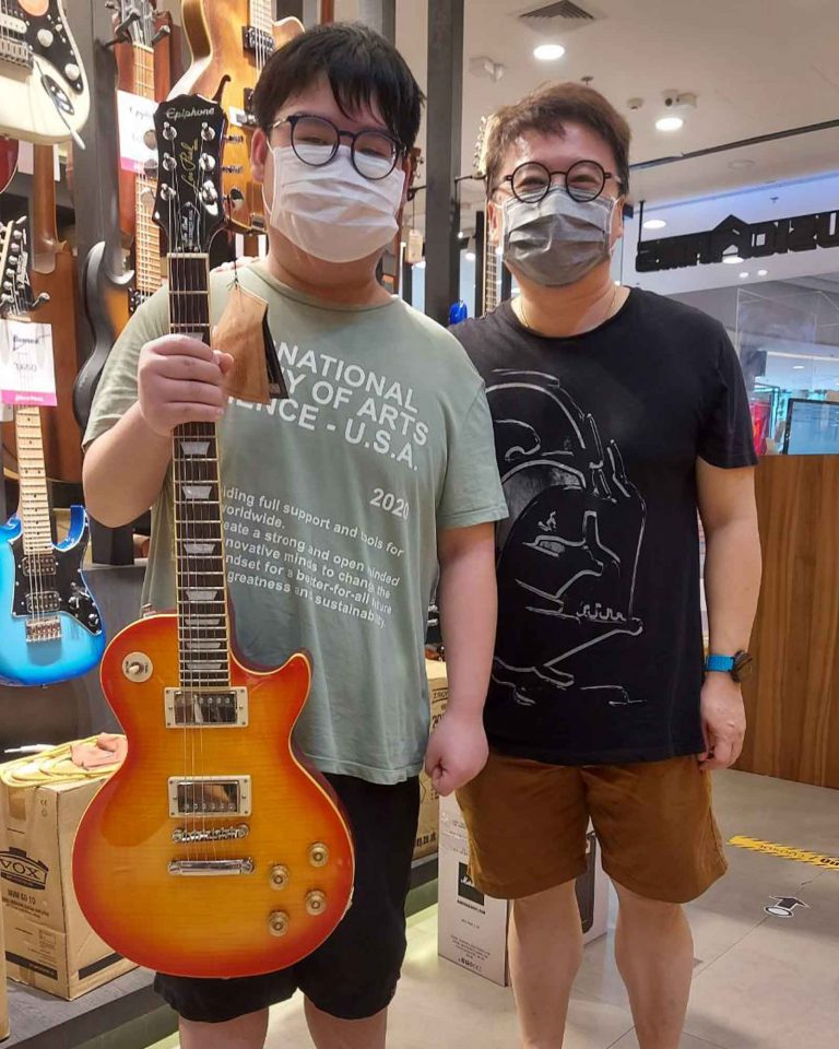 ไฟฟ้า EPIPHONE LP TRIBUTE PLUS Faded Cherry Burst บางแค-2