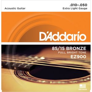 D’Addario EZ900 สายกีตาร์โปร่งราคาถูกสุด | สายกีต้าร์โปร่ง
