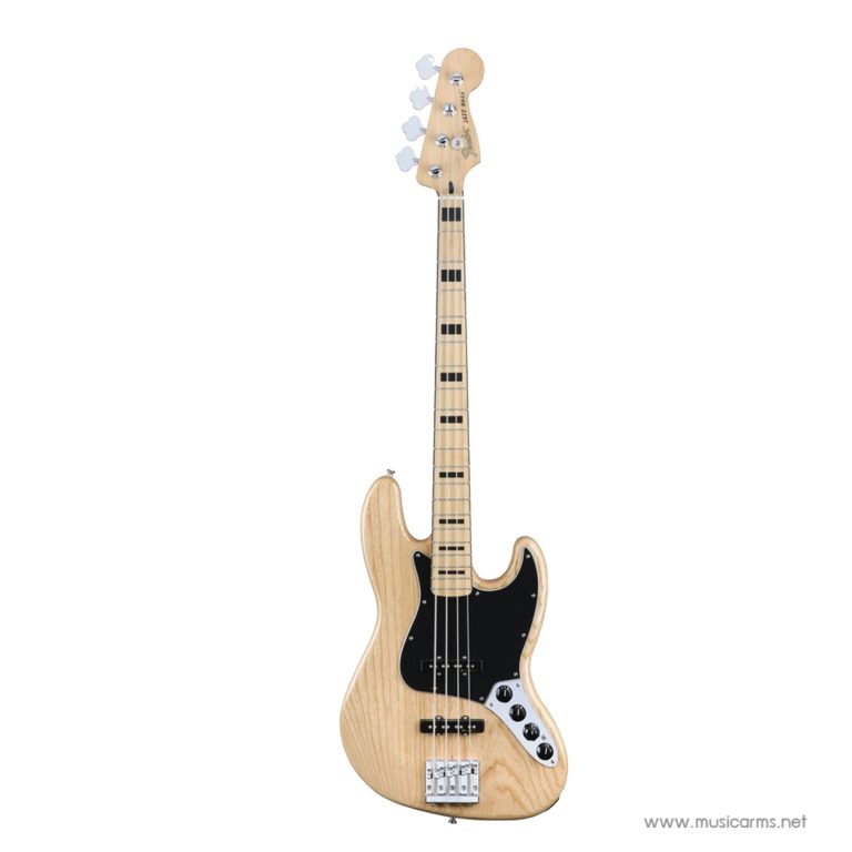 Fender Deluxe Active Jazz Bass สี Maple, Natural