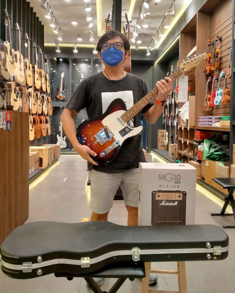 Fender Player TELE PF + Marshall MG10G โคราช