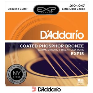 สายกีต้าร์โปร่ง D’Addario EXP15ราคาถูกสุด