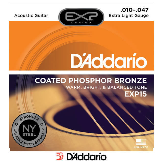 สายกีต้าร์โปร่ง D’Addario EXP15 ขายราคาพิเศษ