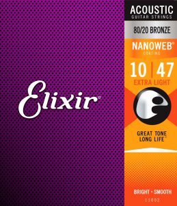 สายกีต้าร์ Elixer Nanoweb เบอร์ 10 รุ่น 11002ราคาถูกสุด | Elixer