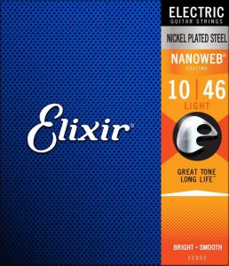 สายกีต้าร์ไฟฟ้า Elixer Nanoweb เบอร์ 10-46ราคาถูกสุด