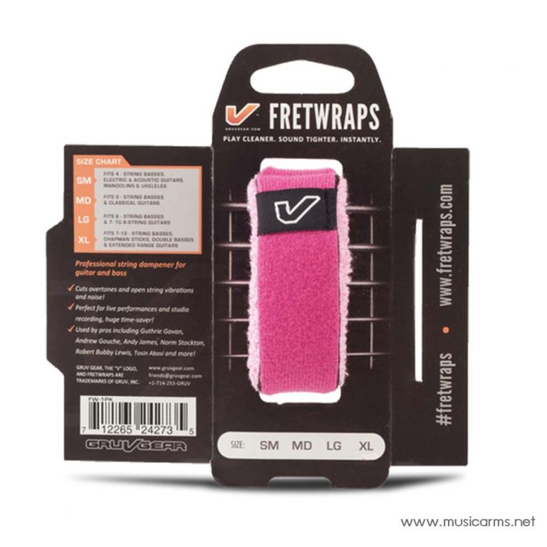 สายรัด Gruv Gear FretWraps สี Puff (Pink)