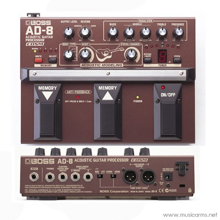 Boss-AD-8-Acoustic-Guitar-Processor-Pedal ขายราคาพิเศษ
