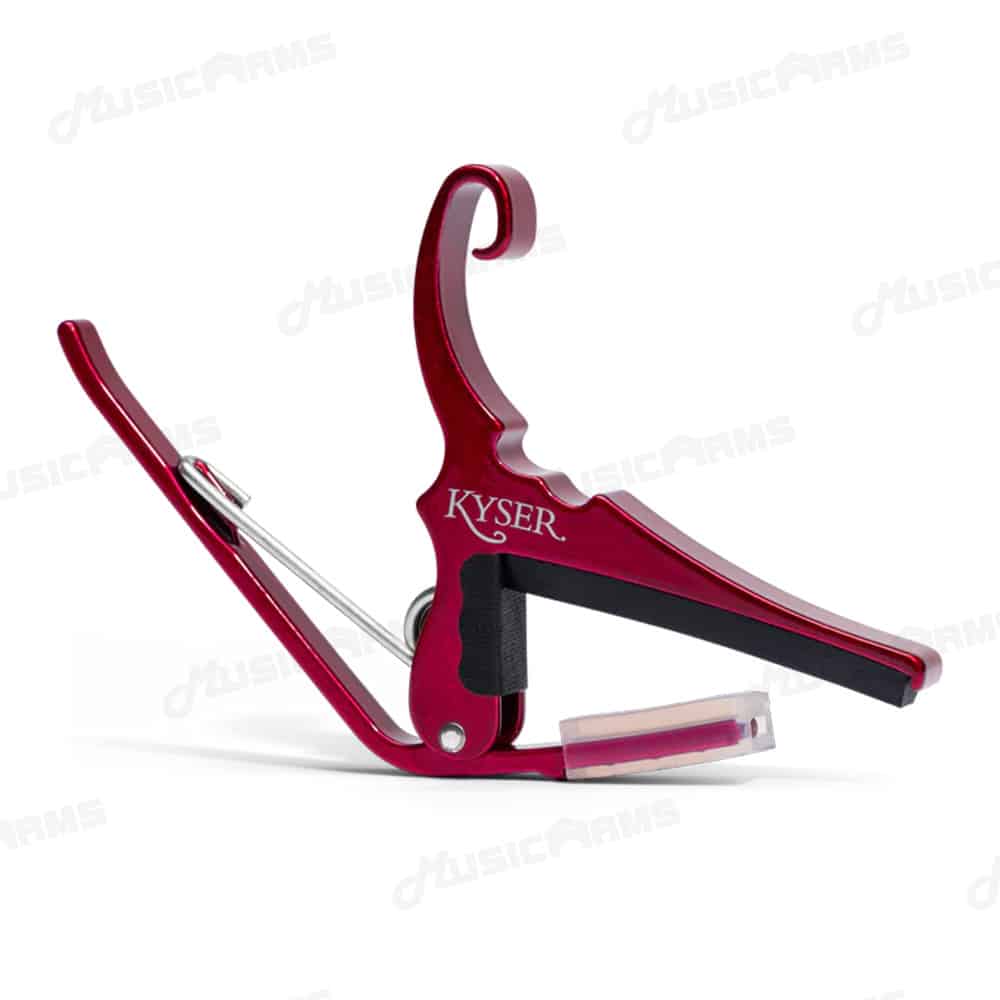 Kyser QuickChange Acoustic Guitar Capo ruby red Music Arms