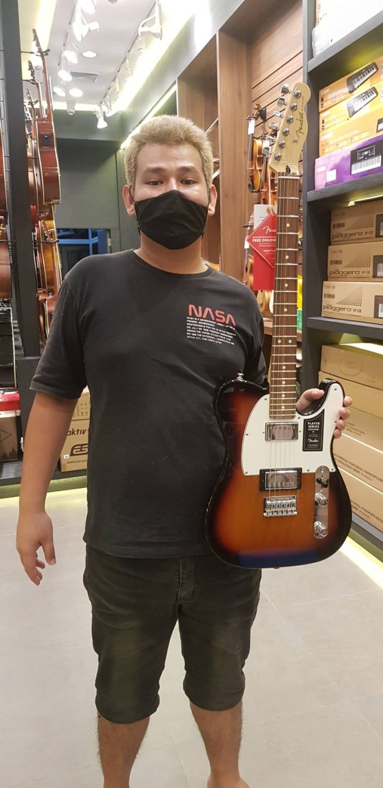 Fender Player Telecaster HH สีซันเบิร์ส
